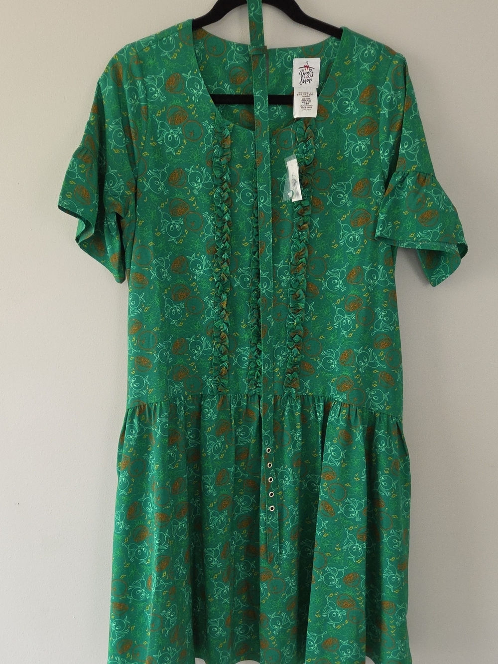 Disney The Dress Shop Orange Bird Print